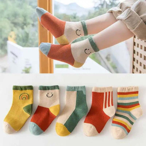 Happy Days Organic Cotton Socks for Kids Bundle