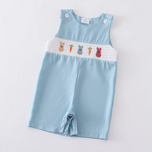 Smocked Bunny Romper