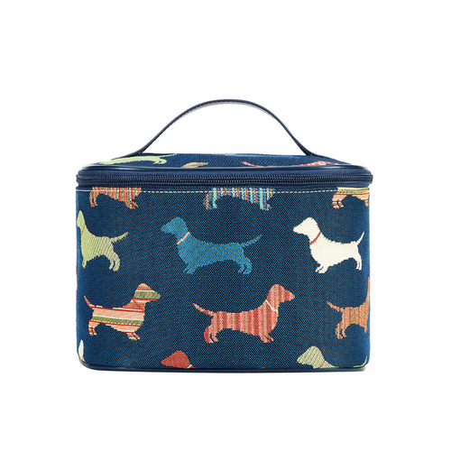 Dachshund Toiletry Vanity Travel Bag