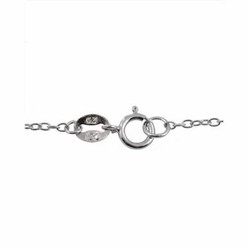 Collette Z Sterling Silver Round-Cut Cubic Zirconia Dangle Necklace