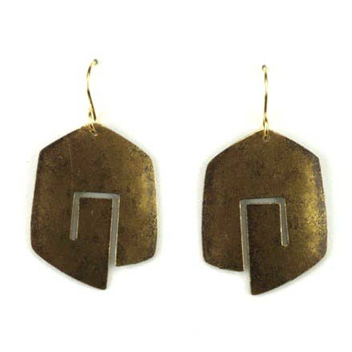 Geometric Swirl - Brass