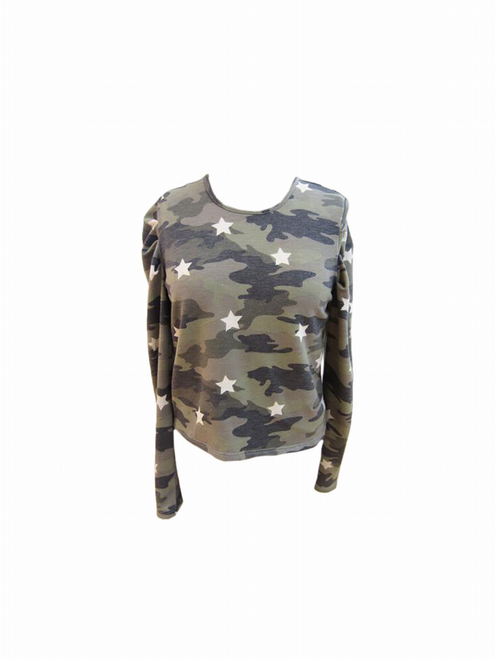 Camo Stars Top