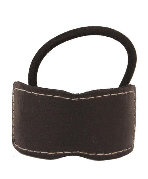 Sewn Leather Pony Elastic Pony 