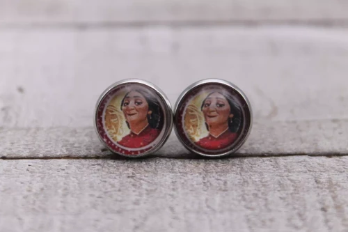Abuela Enchanto  Glass Stud Earrings