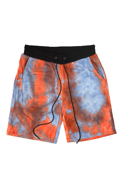 Black Band Tye Dye Shorts