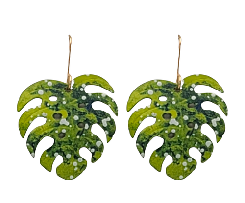 MONSTERA, BRASS, LARGE