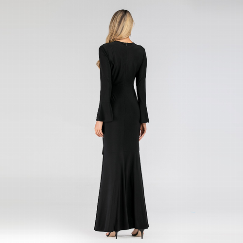 High Low Ruffles Hem Dress