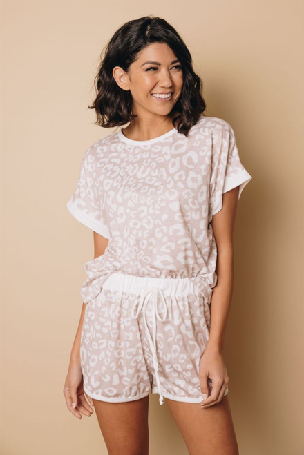 Spence Leopard Loungewear Set
