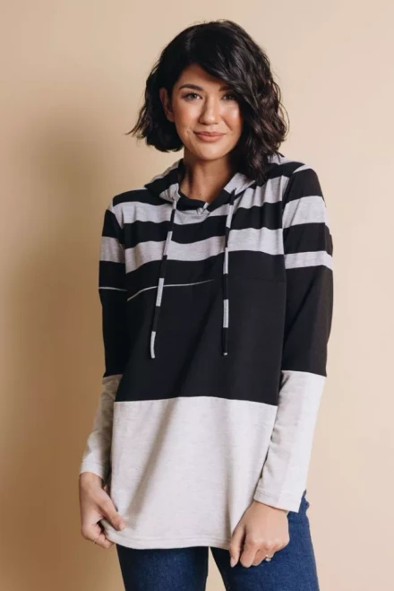 Wiley Striped Hoodie