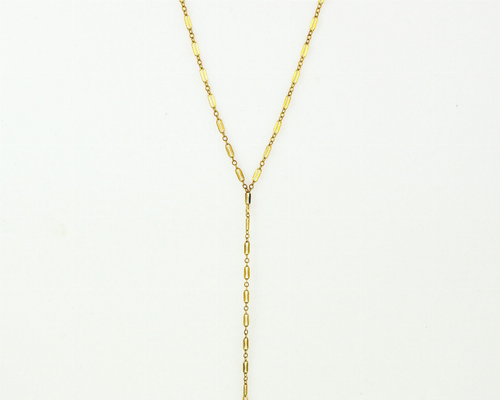 Gold Lariat Necklace