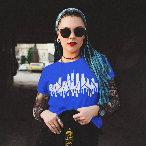 Drippy Skyline Tee