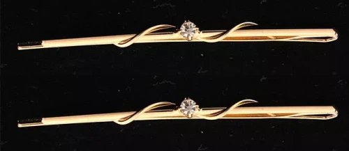 Swarovski Rhinestone Bobby Pins (Pair)