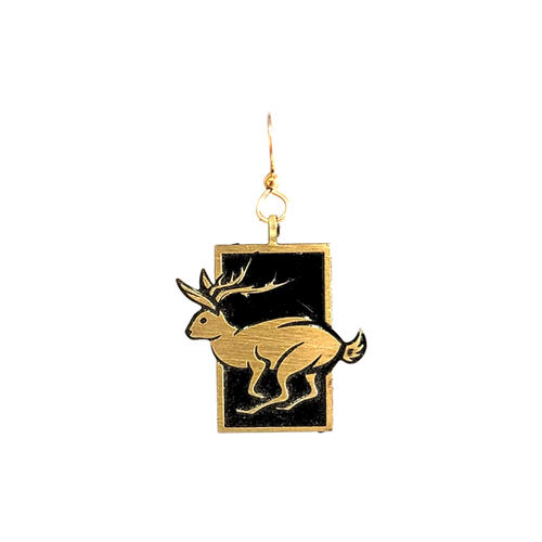 Brass Jackalope Square
