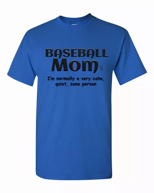 Baseball Mom T-Shirt XLarge