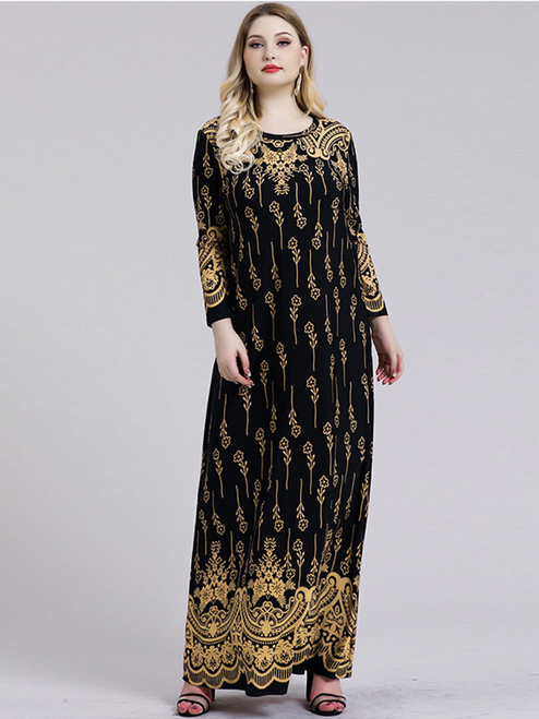 Floral Print Maxi Dress