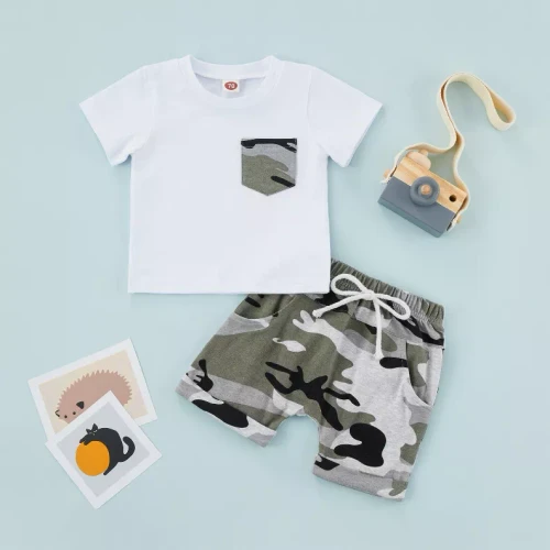 Camo Short Set