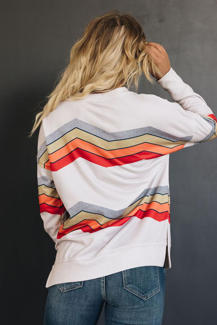Destiny Color Block Sweatshirt