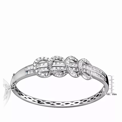 Collette Z Sterling Silver Four Link Bangle