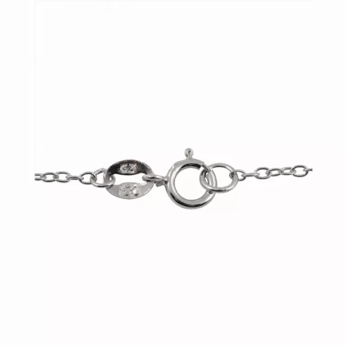 Collette Z Sterling Silver Black Cubic Zirconia Necklace