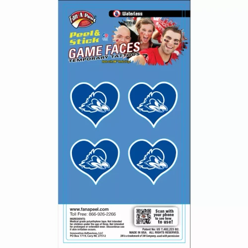 Waterless Peel & Stick Temporary Tattoos Fan-A-Peel / Gamesfaces