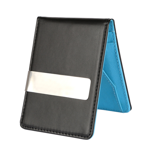 Unisex PU Leather Wallet RFID Blocking Slim Bifold Credit Card Holder