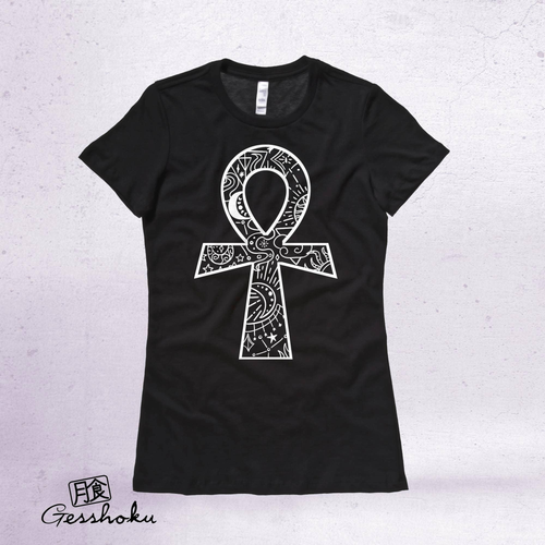 Ankh Celestial Illustration Ladies T-shirt