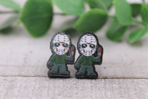Jason || Stud Earrings || Hypoallergenic