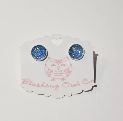 Druzy Stud Earrings