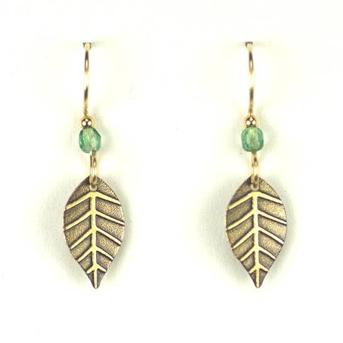 Simple Leaf with Brass/Green