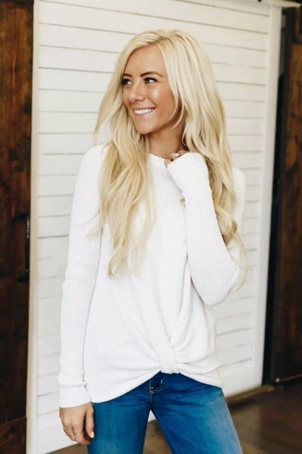 Jolee Ribbed Knit Sweater