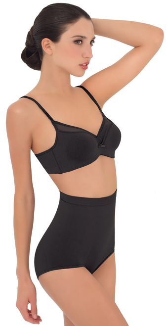 T Anti Cellulite Seamless High-Waisted Shaper Briefs Scarlet
