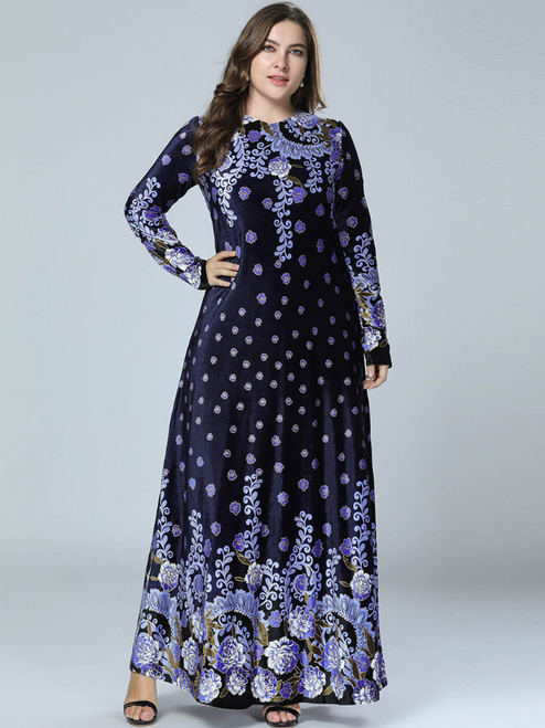 Dubai Velvet Elegant Dress