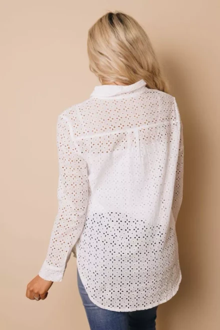 Oops A Daisy Eyelet Shirt