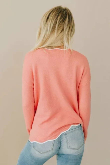 Salty Sea Scallop Sweater