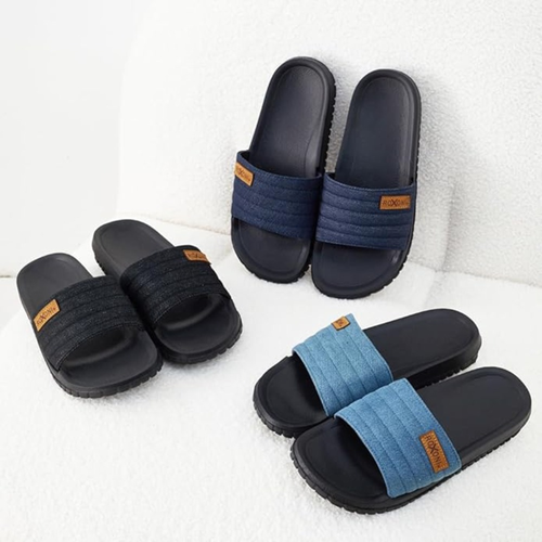 Men's Breathable Indoor Outdoor Lightweight Open Toe Sandal Slipper