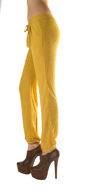 Mustard Fashion Skinny Slacks