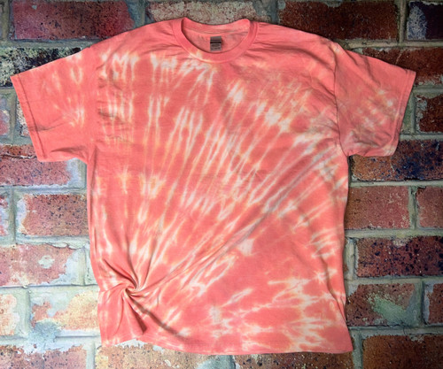Coral Tie Dye Blank Tee