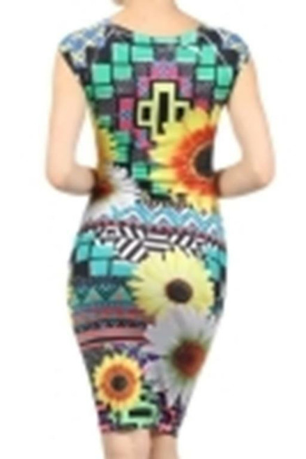 SunFlower Midi Dress