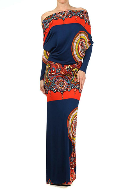 Gorgeous Reversible Dolman Sleeves Dress