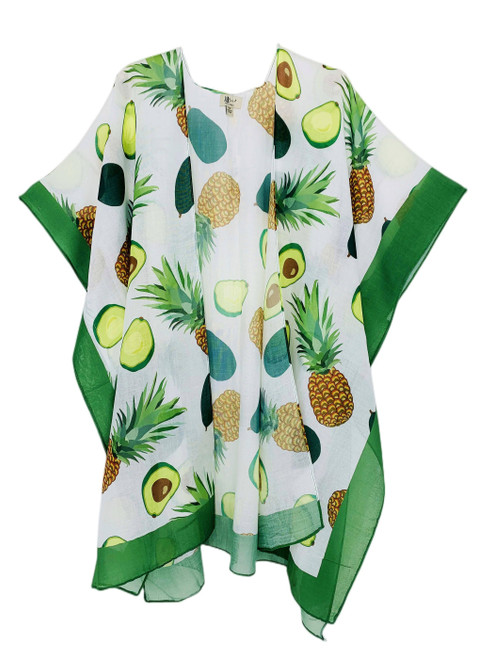 Avocado & Pineapple Kimono