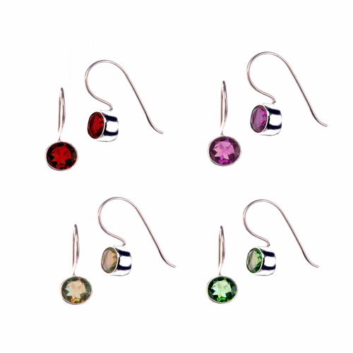 Drop Earrings Gem Set