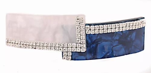 Bi Pearl Color With Stone Barrette