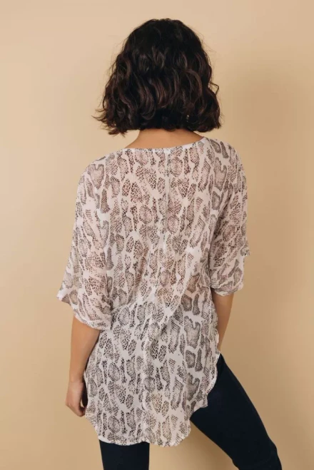 Staying Wild Leopard Blouse