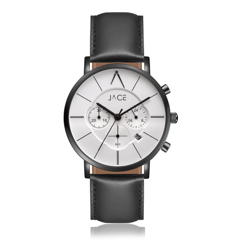 "DURBAN" MENS LEATHER BAND CHRONOGRAPH WATCH