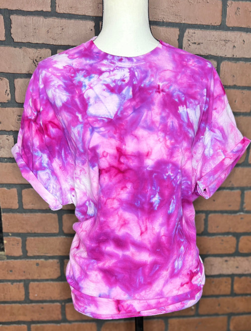 Amethyst Ice Dyed Tie Dye Blank Tee 