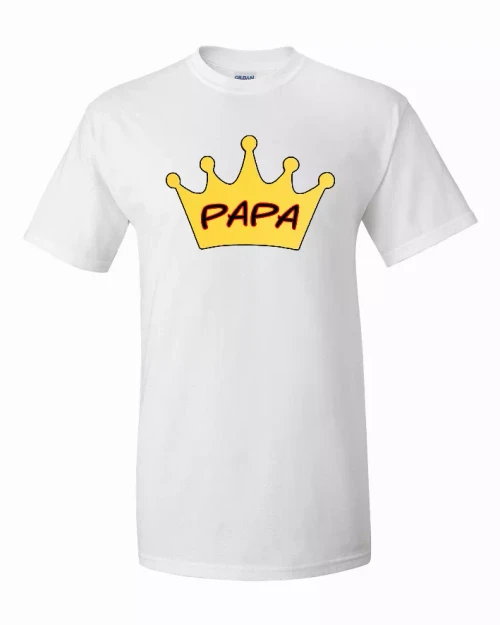 Papa Is King T-Shirt Large