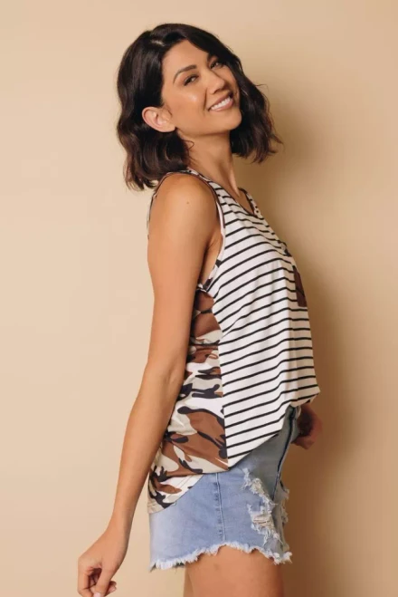 Candie Patterned Tank