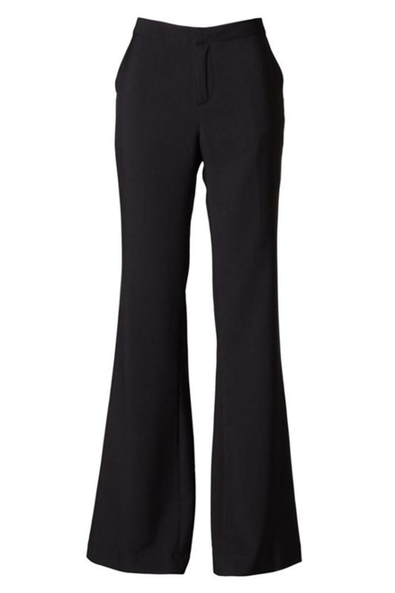 Wide Legged Dressing Slack Pants Black