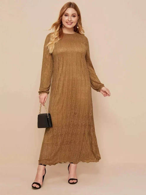 Vestido Lace Evening Dress