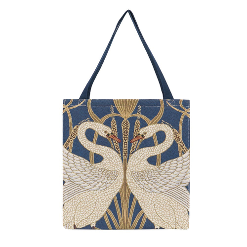 Walter Crane Swan Foldable Gusset Shopping Bag
